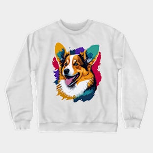 Corgi Portrait Crewneck Sweatshirt